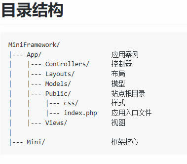 【首发】PHP开源框架 MiniFramework v1.5.0