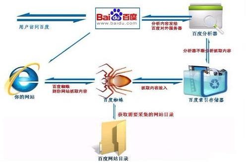 做网站教程:搜索引擎的蜘蛛是如何爬的，如何吸引蜘蛛来抓取页面